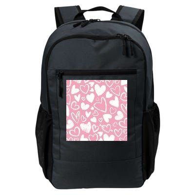 Valentines Day Cute Chalk Hearts Daily Commute Backpack