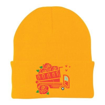 Valentines Day Construction Dump Truck Gift Knit Cap Winter Beanie