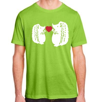 Valentines Day Costume Hedgehog Heart Love My Valentines Cool Gift Adult ChromaSoft Performance T-Shirt