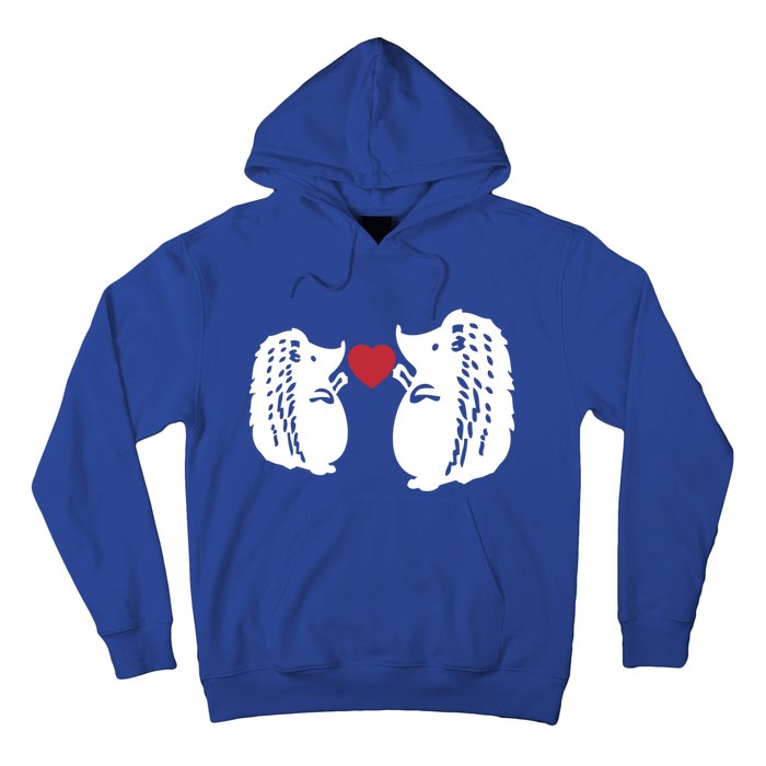 Valentines Day Costume Hedgehog Heart Love My Valentines Cool Gift Hoodie