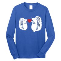 Valentines Day Costume Hedgehog Heart Love My Valentines Cool Gift Long Sleeve Shirt