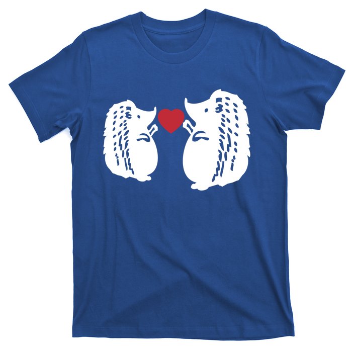 Valentines Day Costume Hedgehog Heart Love My Valentines Cool Gift T-Shirt