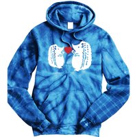 Valentines Day Costume Hedgehog Heart Love My Valentines Cool Gift Tie Dye Hoodie