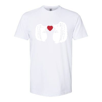 Valentines Day Costume Hedgehog Heart Love My Valentines Cool Gift Softstyle CVC T-Shirt