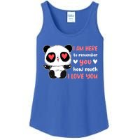 Valentine's Day Couples Saying Love Panda Pajama Meaningful Gift Ladies Essential Tank