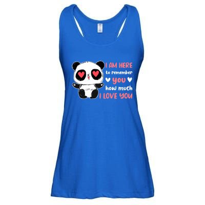 Valentine's Day Couples Saying Love Panda Pajama Meaningful Gift Ladies Essential Flowy Tank