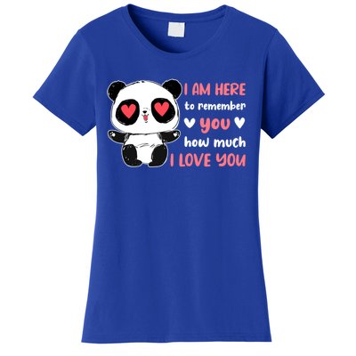 Valentine's Day Couples Saying Love Panda Pajama Meaningful Gift Women's T-Shirt