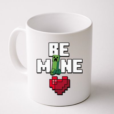 Valentines Day Creeper Be Mine Heart Coffee Mug