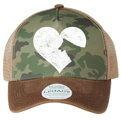 Valentine's Day Cute Ger Shepherd Dog Lover Dog Mom Dad Gift Legacy Tie Dye Trucker Hat