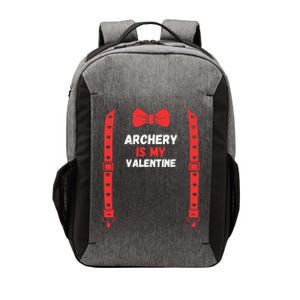 Valentines Day Custome Archery Is My Valentine For Him Funny Gift Vector Backpack