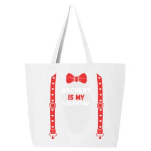 Valentines Day Custome Archery Is My Valentine For Him Funny Gift 25L Jumbo Tote