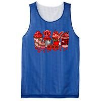 Valentines Day Coffee Valentine Latte Funny Gift Mesh Reversible Basketball Jersey Tank