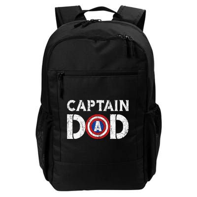 Vintage Dad Captain American Flag Father Day Gift Backpack