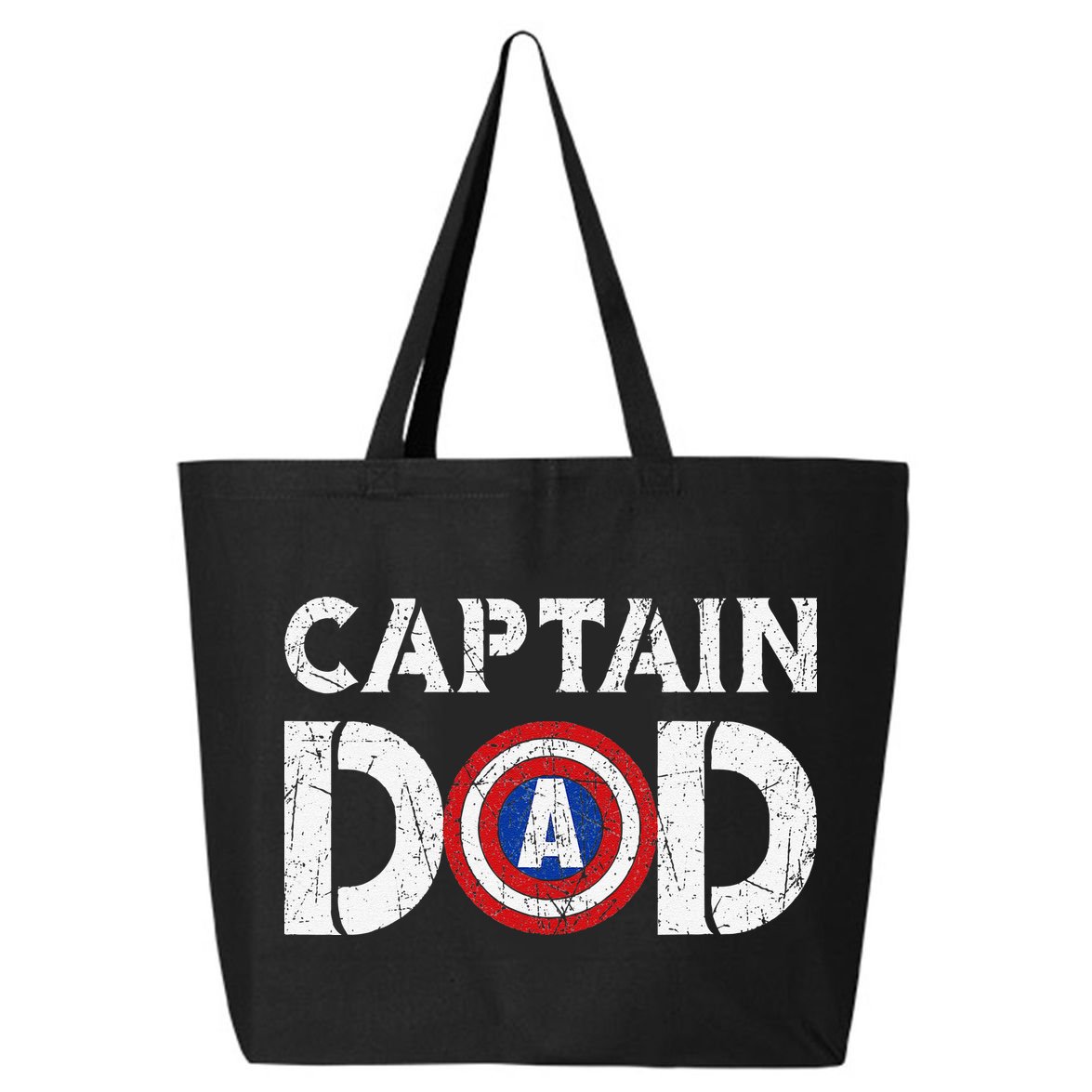 Vintage Dad Captain American Flag Father Day Gift 25L Jumbo Tote