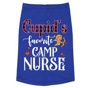 Valentine Day Cupid Favorite Camp Nurse Buffalo Plaid Gift Doggie Tank