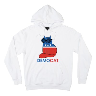 Vote Democat Cat Democrat Liberal Cat Lover Funny Hoodie