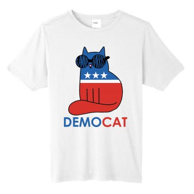 Vote Democat Cat Democrat Liberal Cat Lover Funny Tall Fusion ChromaSoft Performance T-Shirt