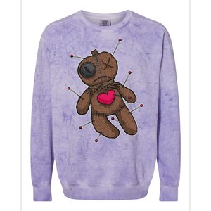 VooDoo Doll Cartoon Colorblast Crewneck Sweatshirt