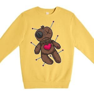 VooDoo Doll Cartoon Premium Crewneck Sweatshirt