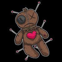 VooDoo Doll Cartoon Tall T-Shirt