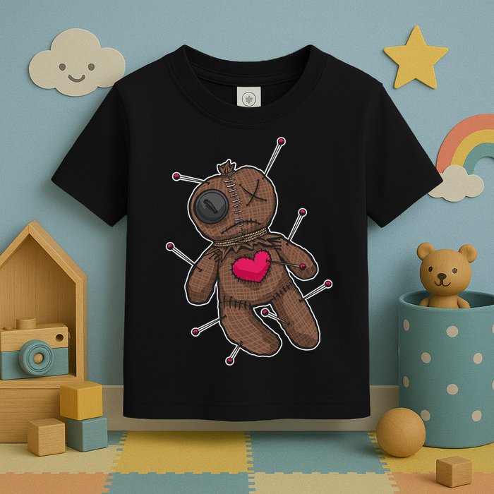 VooDoo Doll Cartoon Toddler T-Shirt