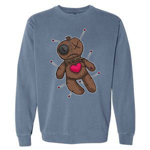 VooDoo Doll Cartoon Garment-Dyed Sweatshirt