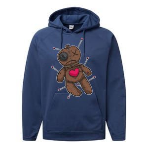 VooDoo Doll Cartoon Performance Fleece Hoodie