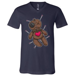 VooDoo Doll Cartoon V-Neck T-Shirt