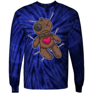 VooDoo Doll Cartoon Tie-Dye Long Sleeve Shirt