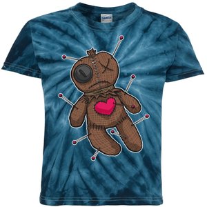 VooDoo Doll Cartoon Kids Tie-Dye T-Shirt