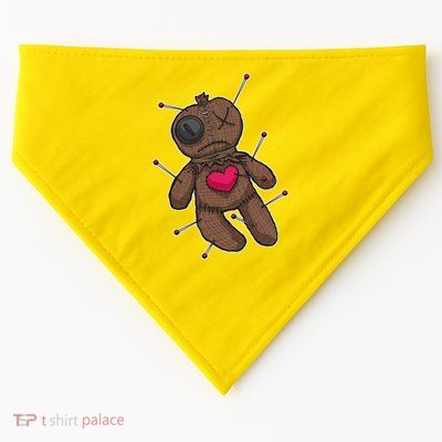 VooDoo Doll Cartoon USA-Made Doggie Bandana