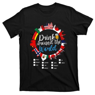 Vacation Drinking Countries International National T-Shirt