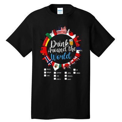 Vacation Drinking Countries International National Tall T-Shirt