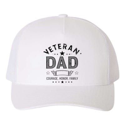 Veteran Dad Courage Honor Family Yupoong Adult 5-Panel Trucker Hat