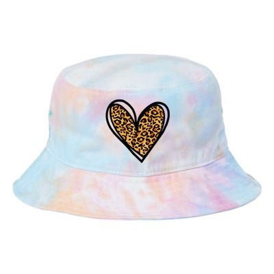 Valentines Day Cheetah Print Heart Love Gift  Tie Dye Newport Bucket Hat