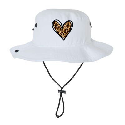 Valentines Day Cheetah Print Heart Love Gift  Legacy Cool Fit Booney Bucket Hat