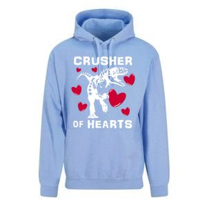 Valentine's Day Crusher Of Hearts Funny Tgiftrex Dinosaur Cool Gift Unisex Surf Hoodie