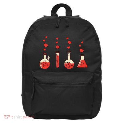 Valentines Day Chemistry Science Nerd Chemist 16 in Basic Backpack