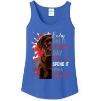 Valentines Day Chocolate Labrador Mom Mother Lab Mum Mummy Gift Ladies Essential Tank