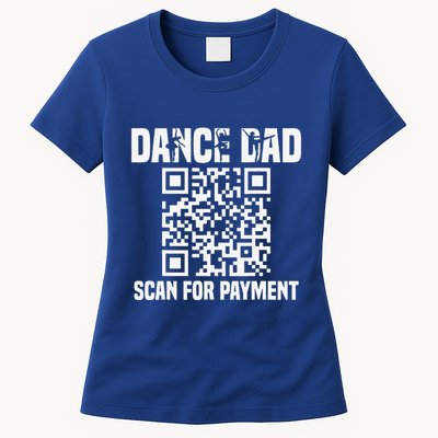 Vintage Dancing Daddy Scan For Payment Proud Dad Womens T-Shirt