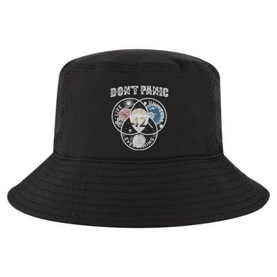 Venn Diagram DonT Panic Life The Universe And Everything 42 Cool Comfort Performance Bucket Hat