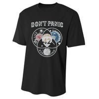 Venn Diagram DonT Panic Life The Universe And Everything 42 Performance Sprint T-Shirt