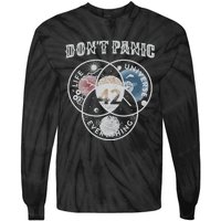 Venn Diagram DonT Panic Life The Universe And Everything 42 Tie-Dye Long Sleeve Shirt