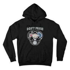 Venn Diagram DonT Panic Life The Universe And Everything 42 Tall Hoodie