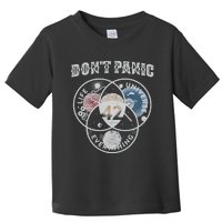 Venn Diagram DonT Panic Life The Universe And Everything 42 Toddler T-Shirt