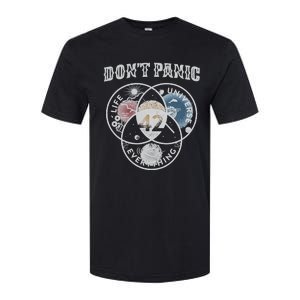 Venn Diagram DonT Panic Life The Universe And Everything 42 Softstyle CVC T-Shirt