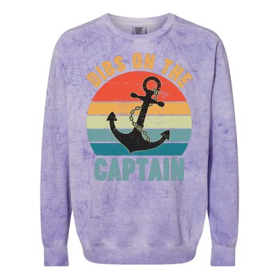 Vintage Distressed Dibs On The Captain Colorblast Crewneck Sweatshirt