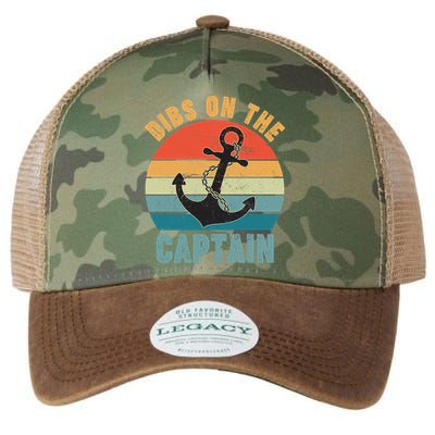 Vintage Distressed Dibs On The Captain Legacy Tie Dye Trucker Hat