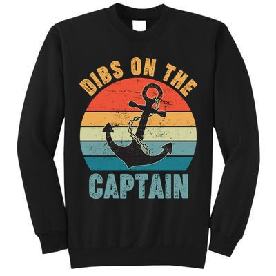 Vintage Distressed Dibs On The Captain Tall Sweatshirt