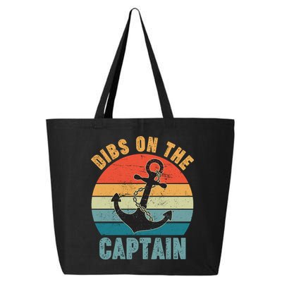 Vintage Distressed Dibs On The Captain 25L Jumbo Tote